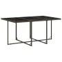 Set comedor de jardín 11 pzas y cojines ratán sintético marrón de , Conjuntos de jardín - Ref: Foro24-3210969, Precio: 558,08...