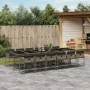 Garden dining set with 13-piece synthetic rattan cushions in gray. by , Garden sets - Ref: Foro24-3211304, Price: 890,17 €, D...