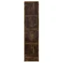 Aparador con puertas de vidrio roble ahumado 35x37x142 cm by , Sideboards - Ref: Foro24-836438, Price: 92,99 €, Discount: %