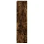 Aparador con puertas de vidrio roble ahumado 35x37x142 cm by , Sideboards - Ref: Foro24-836438, Price: 92,99 €, Discount: %