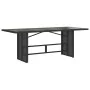 Set de comedor de jardín 7 pzas y cojines ratán sintético negro by , Garden sets - Ref: Foro24-3212680, Price: 881,52 €, Disc...