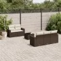Set sofás de jardín 6 piezas y cojines ratán sintético marrón by , Modular outdoor sofas - Ref: Foro24-3251040, Price: 444,12...