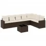 Set sofás de jardín 8 piezas y cojines ratán sintético marrón von , Gartensets - Ref: Foro24-3219053, Preis: 521,91 €, Rabatt: %