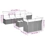Set sofás de jardín 8 piezas y cojines ratán sintético marrón by , Garden sets - Ref: Foro24-3249142, Price: 524,50 €, Discou...