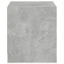 Mesita de noche con puerta de vidrio gris hormigón 35x37x42 cm von , Nachttische - Ref: Foro24-836349, Preis: 32,36 €, Rabatt: %