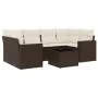 Juego de sofás de jardín 7 piezas con cojines ratán PE marrón von , Gartensets - Ref: Foro24-3218713, Preis: 468,57 €, Rabatt: %