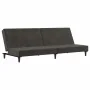 Sofá cama de 2 plazas terciopelo gris oscuro by , Sofas - Ref: Foro24-375733, Price: 235,55 €, Discount: %