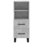 Aparador de madera contrachapada gris hormigón 34,5x34x180 cm by , Sideboards - Ref: Foro24-3199325, Price: 112,51 €, Discoun...