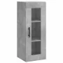 Aparador de madera contrachapada gris hormigón 34,5x34x180 cm by , Sideboards - Ref: Foro24-3199325, Price: 112,51 €, Discoun...