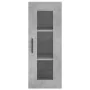 Aparador de madera contrachapada gris hormigón 34,5x34x180 cm by , Sideboards - Ref: Foro24-3199325, Price: 112,51 €, Discoun...