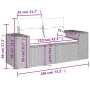 Sofá de jardín con cojines 2 plazas ratán sintético marrón by , Outdoor sofas - Ref: Foro24-366223, Price: 186,41 €, Discount: %