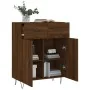 Aparador de madera de ingeniería marrón roble 69,5x34x90 cm by , Sideboards - Ref: Foro24-827979, Price: 87,97 €, Discount: %