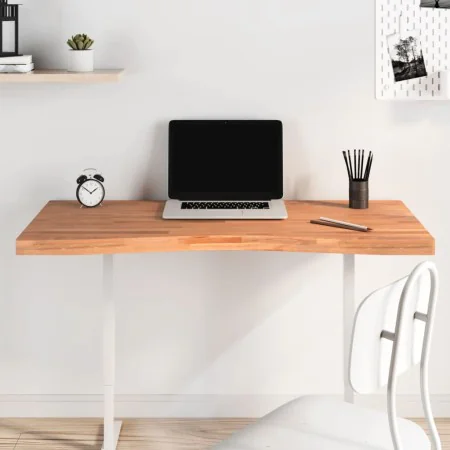 Tablero de escritorio madera maciza de haya 110x(50-55)x4 cm von , Schreibtischzubehör und Produkte - Ref: Foro24-356060, Pre...