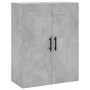 Aparador alto madera contrachapada gris hormigón 69,5x34x180 cm von , Sideboards - Ref: Foro24-3195759, Preis: 147,63 €, Raba...