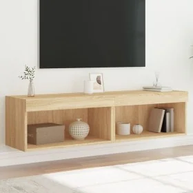 Muebles para TV con luces LED 2 uds roble Sonoma 60x30x30 cm von , TV-Möbel - Ref: Foro24-837132, Preis: 83,65 €, Rabatt: %