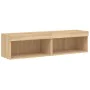 Muebles para TV con luces LED 2 uds roble Sonoma 60x30x30 cm von , TV-Möbel - Ref: Foro24-837132, Preis: 83,65 €, Rabatt: %