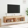 Muebles para TV con luces LED 2 uds roble Sonoma 60x30x30 cm von , TV-Möbel - Ref: Foro24-837132, Preis: 83,65 €, Rabatt: %