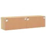 Muebles para TV con luces LED 2 uds roble Sonoma 60x30x30 cm von , TV-Möbel - Ref: Foro24-837132, Preis: 83,65 €, Rabatt: %