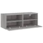 Mueble de pared TV madera de ingeniería Sonoma gris 80x30x30 cm de , Muebles TV - Ref: Foro24-836878, Precio: 51,10 €, Descue...