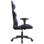 Silla gaming de masaje cuero sintético negro y azul by , Gaming chairs - Ref: Foro24-345423, Price: 114,62 €, Discount: %