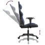 Silla gaming de masaje cuero sintético negro y azul by , Gaming chairs - Ref: Foro24-345423, Price: 114,62 €, Discount: %