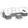 Set sofás de jardín 8 piezas y cojines ratán sintético marrón von , Gartensets - Ref: Foro24-3219343, Preis: 467,08 €, Rabatt: %