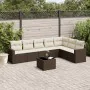 Set sofás de jardín 8 piezas y cojines ratán sintético marrón by , Modular outdoor sofas - Ref: Foro24-3251400, Price: 520,49...
