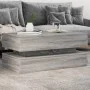 Mesa de centro con luces LED gris Sonoma 90x50x40 cm by , Coffee table - Ref: Foro24-839866, Price: 112,74 €, Discount: %