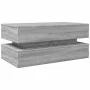 Mesa de centro con luces LED gris Sonoma 90x50x40 cm by , Coffee table - Ref: Foro24-839866, Price: 112,74 €, Discount: %
