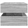 Mesa de centro con luces LED gris Sonoma 90x50x40 cm by , Coffee table - Ref: Foro24-839866, Price: 112,74 €, Discount: %