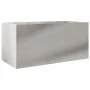 Jardinera de acero inoxidable plateado 62x30x29 cm by , Pots and planters - Ref: Foro24-841593, Price: 68,55 €, Discount: %