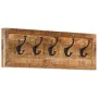 Perchero de pared con 5 ganchos madera maciza de mango von , Hut- und Garderobenständer - Ref: Foro24-358955, Preis: 58,29 €,...