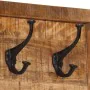 Perchero de pared con 5 ganchos madera maciza de mango von , Hut- und Garderobenständer - Ref: Foro24-358955, Preis: 58,29 €,...