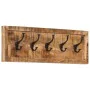 Perchero de pared con 5 ganchos madera maciza de mango von , Hut- und Garderobenständer - Ref: Foro24-358955, Preis: 58,29 €,...
