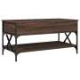 Mesa de centro madera ingeniería metal marrón 100x50x50 cm von , Couchtisch - Ref: Foro24-845360, Preis: 88,69 €, Rabatt: %