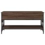 Mesa de centro madera ingeniería metal marrón 100x50x50 cm von , Couchtisch - Ref: Foro24-845360, Preis: 88,69 €, Rabatt: %