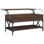 Mesa de centro madera ingeniería metal marrón 100x50x50 cm von , Couchtisch - Ref: Foro24-845360, Preis: 88,69 €, Rabatt: %