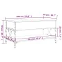 Mesa de centro madera ingeniería metal marrón 100x50x50 cm von , Couchtisch - Ref: Foro24-845360, Preis: 88,69 €, Rabatt: %