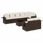 Set de sofás de jardín 9 pzas y cojines ratán sintético marrón von , Gartensets - Ref: Foro24-3252770, Preis: 618,43 €, Rabat...