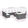 Set de sofás de jardín con cojines 13 piezas ratán PE marrón by , Garden sets - Ref: Foro24-3218443, Price: 880,26 €, Discoun...