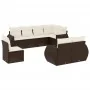 Set sofás de jardín 8 piezas y cojines ratán sintético marrón von , Gartensets - Ref: Foro24-3253980, Preis: 591,21 €, Rabatt: %