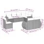 Set sofás de jardín 8 piezas y cojines ratán sintético marrón von , Gartensets - Ref: Foro24-3253980, Preis: 591,21 €, Rabatt: %