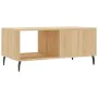 Mesa de centro madera contrachapada roble Sonoma 90x50x40 cm by , Coffee table - Ref: Foro24-829231, Price: 46,67 €, Discount: %