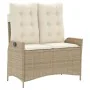 Set de comedor jardín con cojines 4 pzas ratán sintético beige de , Conjuntos de jardín - Ref: Foro24-3277480, Precio: 566,50...
