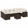 Set sofás de jardín 8 piezas y cojines ratán sintético marrón by , Garden sets - Ref: Foro24-3254680, Price: 543,97 €, Discou...