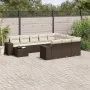 Set de sofás de jardín 11 pzas cojines ratán sintético marrón by , Garden sets - Ref: Foro24-3255470, Price: 685,51 €, Discou...