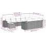 Set de sofás de jardín 11 pzas cojines ratán sintético marrón by , Garden sets - Ref: Foro24-3255470, Price: 685,51 €, Discou...
