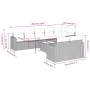 Set de sofás de jardín 9 pzas y cojines ratán sintético marrón by , Modular outdoor sofas - Ref: Foro24-3251570, Price: 616,6...