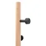 Black powder coated iron coat rack 177 cm by , Hat and coat racks - Ref: Foro24-377085, Price: 47,30 €, Discount: %