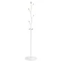 Perchero de hierro con recubrimiento en polvo blanco 177 cm de , Percheros para sombreros y abrigos - Ref: Foro24-377093, Pre...